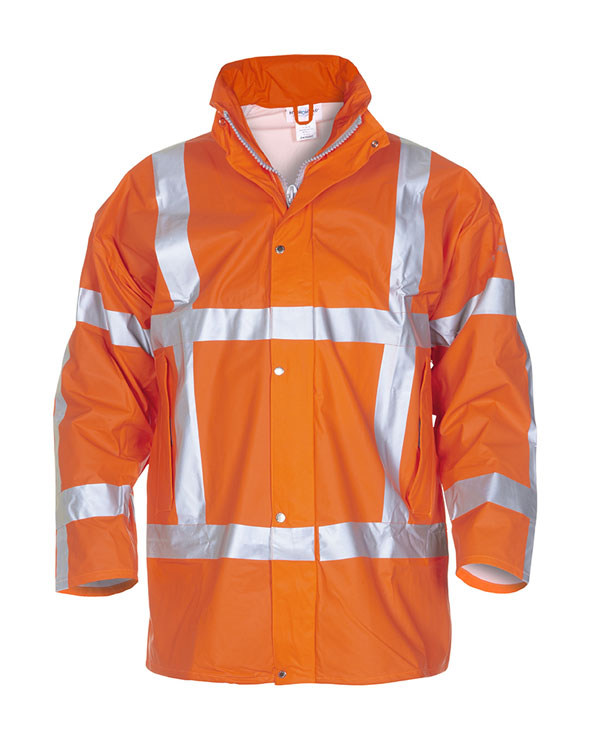 Hyd Fr Ast Multi Hydrowear Neer Multi Fire Retardant Hi Vis Anti Static Waterproof Parka Jacket - Orange - Customisable Jacket