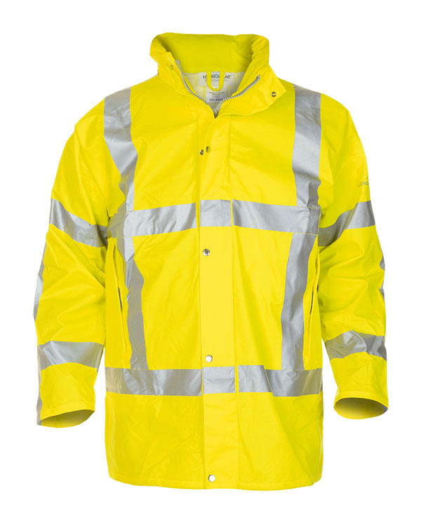 Hyd Fr Ast Multi Hydrowear Neer Multi Fire Retardant Hi Vis Anti Static Waterproof Parka Jacket - Saturn Yellow - Customisable Jacket