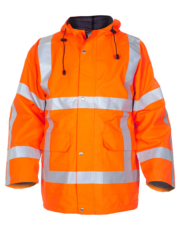 Hyd Sns Hv Hydrowear Uithoorn Sns Hi Vis Waterproof Parka Jacket - Orange - Customisable Jacket