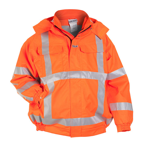 Hyd Sns Milti Norm Hydrowear Moers Multi Sns Fire Retardant Hi Vis Anti Static Pilot Jacket - Orange - Customisable Jacket