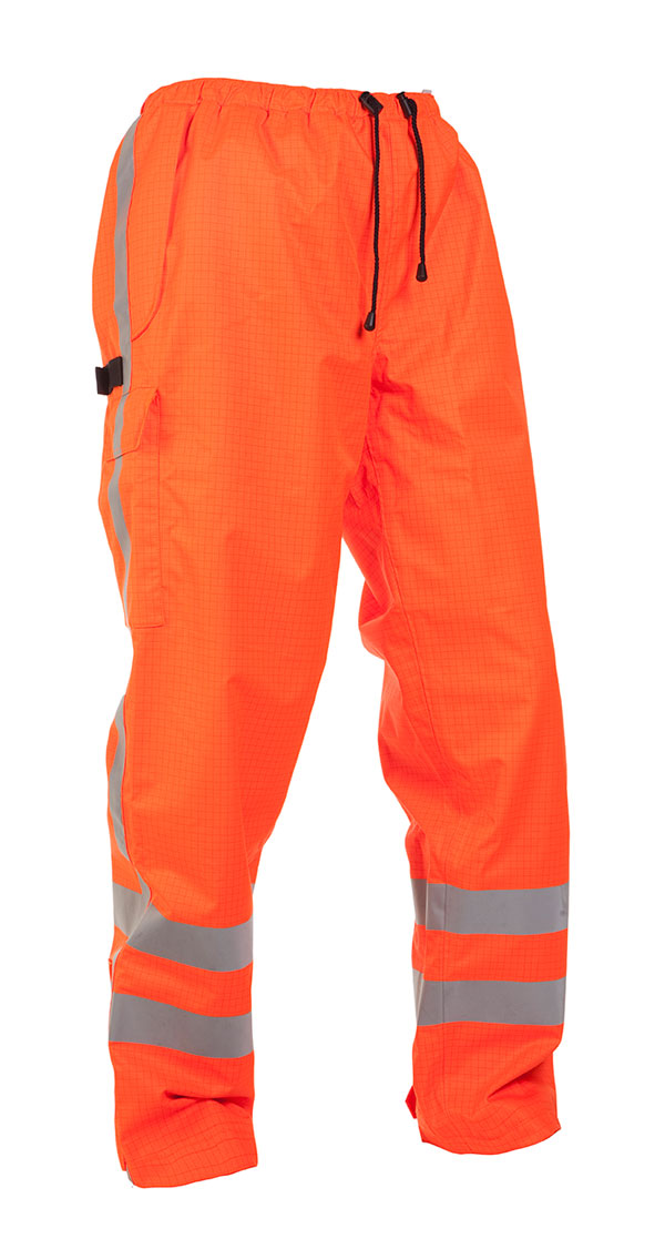 Hyd Sns Milti Norm Hydrowear Miami Multi Sns Fire Retardant Hi Vis Anti Static Waterproof Trousers - Orange - Customisable Trousers