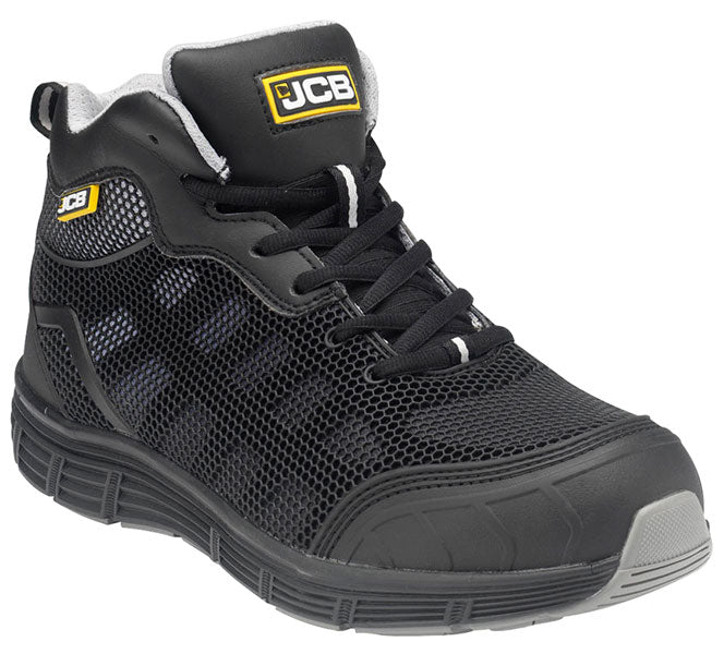 Jcb Workwear Jcb Workwear Hydradig Mid Cut Boots - Black - Customisable Safety Boots