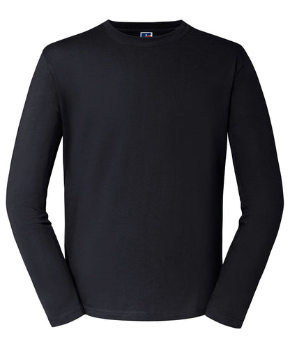 Russell Short Sleeve Europe Classic long sleeve T J180L - Black - Customisable T-Shirts