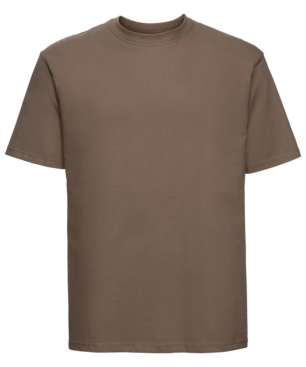 Russell Short Sleeve Europe Super Ringspun Classic T Shirt Mocha J180M - Mocha - Customisable T-Shirt