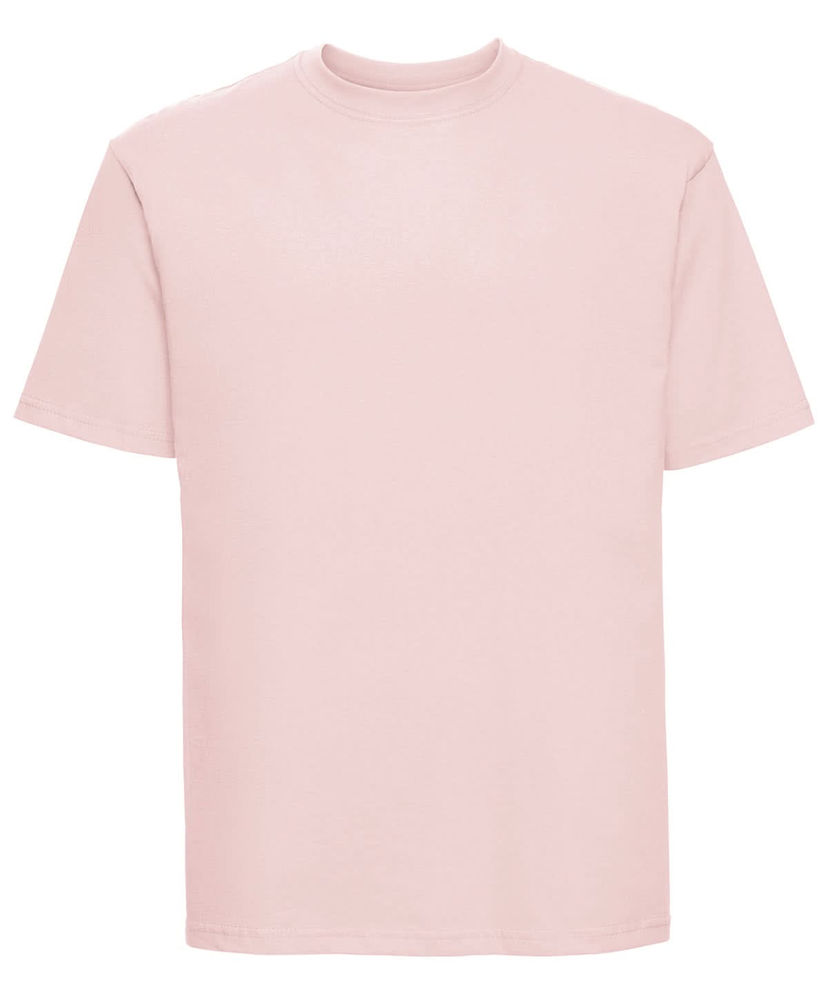 Russell Short Sleeve Europe Super Ringspun Classic T Shirt Powder Rose J180M - Powder Rose - Customisable T-Shirt
