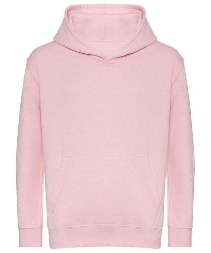 AWDis Just Hoods Kids organic hoodie J201J - Baby Pink - Customisable Hoodies