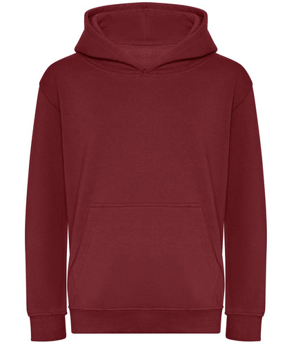 AWDis Just Hoods Kids organic hoodie J201J - Burgundy - Customisable Hoodies