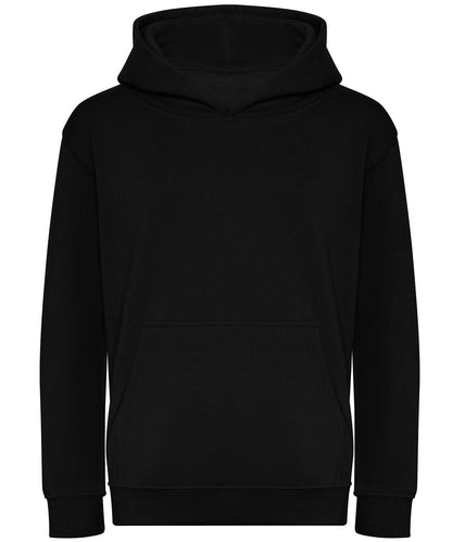 AWDis Just Hoods Kids organic hoodie J201J - Deep Black - Customisable Hoodies