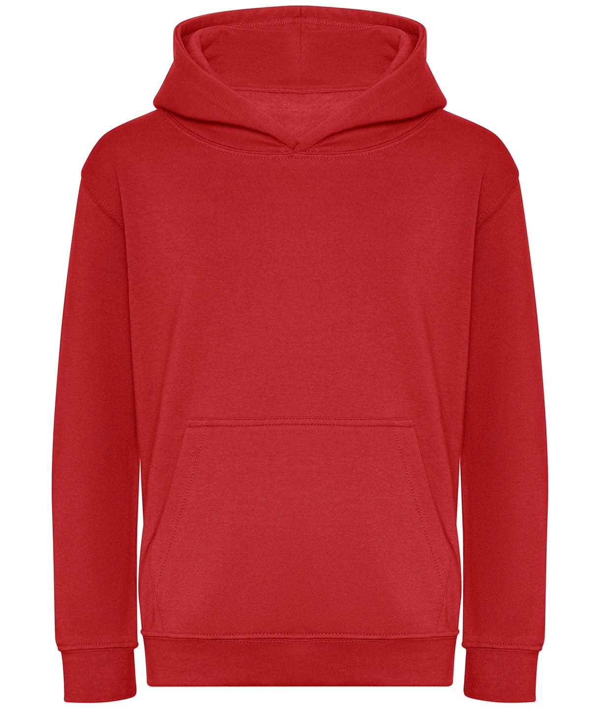 AWDis Just Hoods Kids organic hoodie J201J - Fire Red - Customisable Hoodies