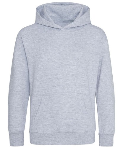 AWDis Just Hoods Kids organic hoodie J201J - Heather Grey - Customisable Hoodies