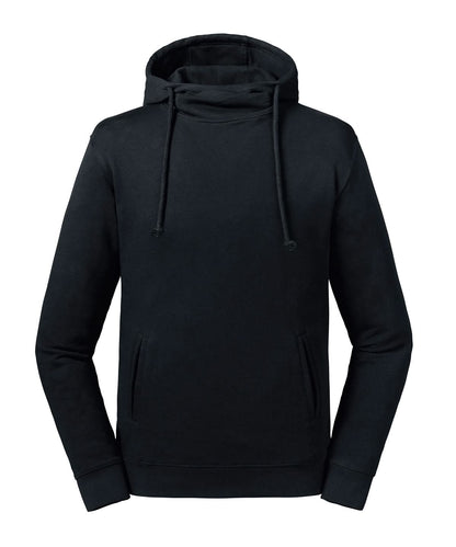 Russell Europe Pure organic high collar hooded sweatshirt J209M - Black - Customisable Sweatshirts