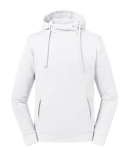 Russell Europe Pure organic high collar hooded sweatshirt J209M - White - Customisable Sweatshirts