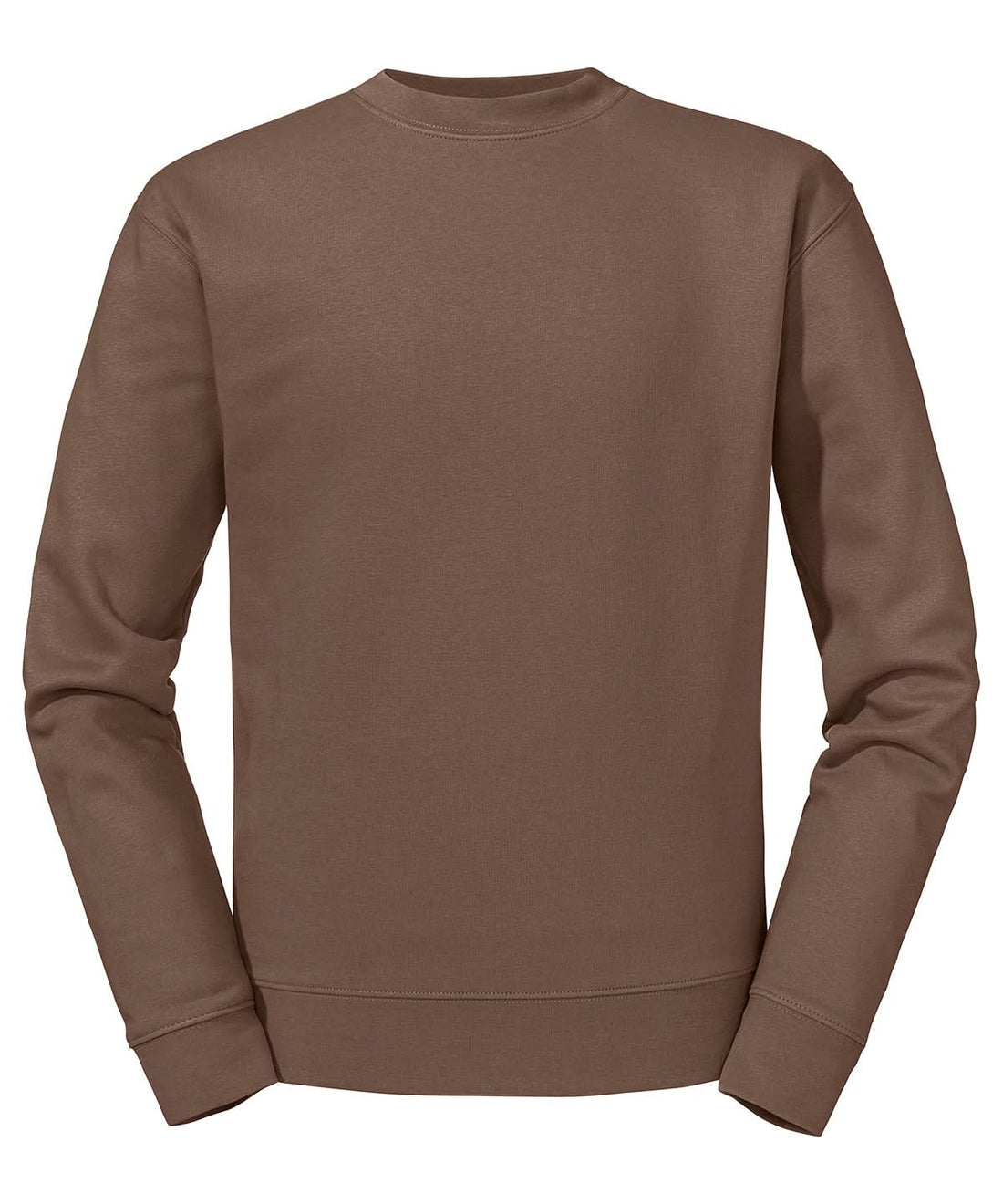 Russell Europe Set in Sleeve Sweatshirt Mocha J262M - Mocha - Customisable Sweatshirts