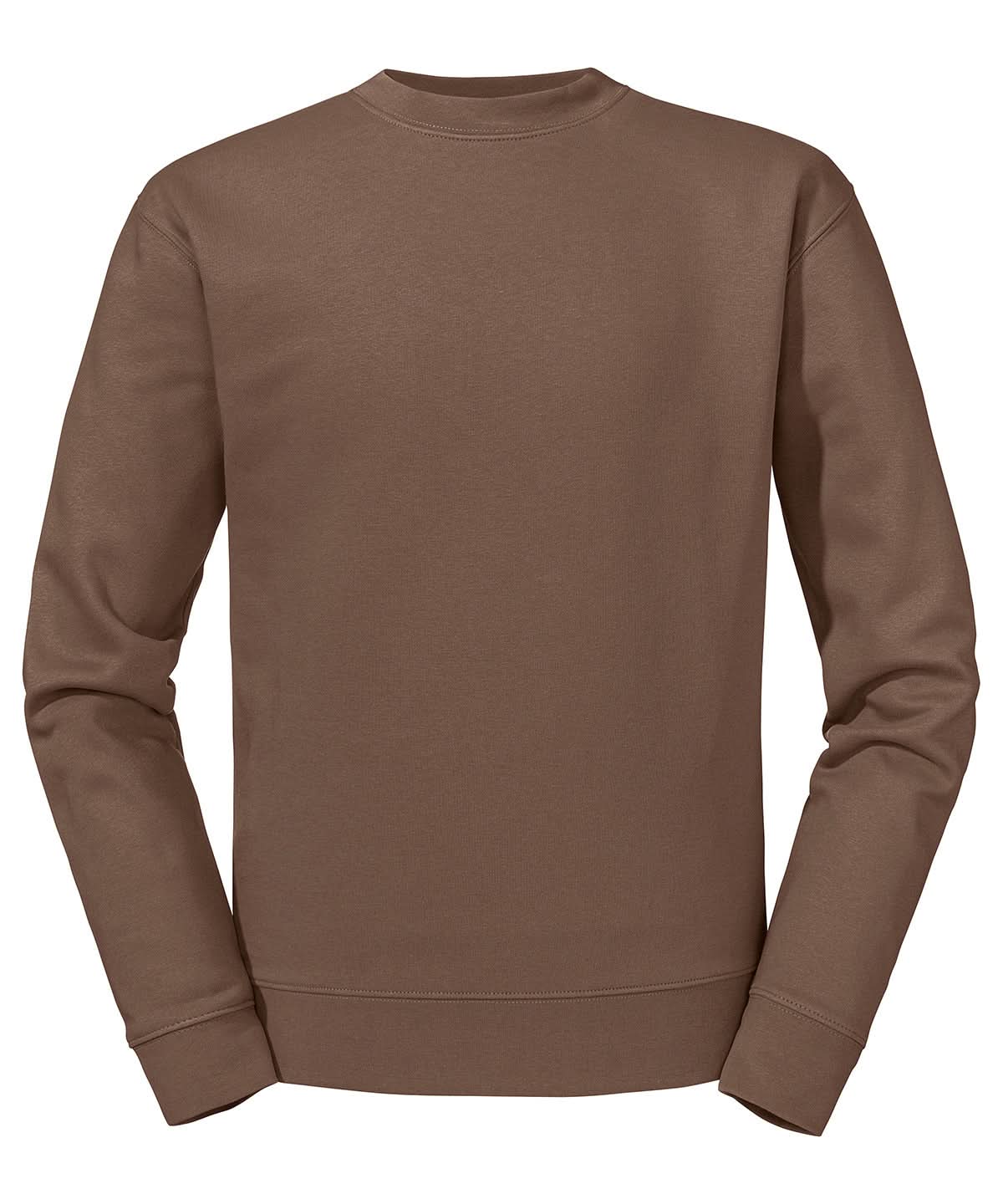 Russell Europe Set in Sleeve Sweatshirt Mocha J262M - Mocha - Customisable Sweatshirts