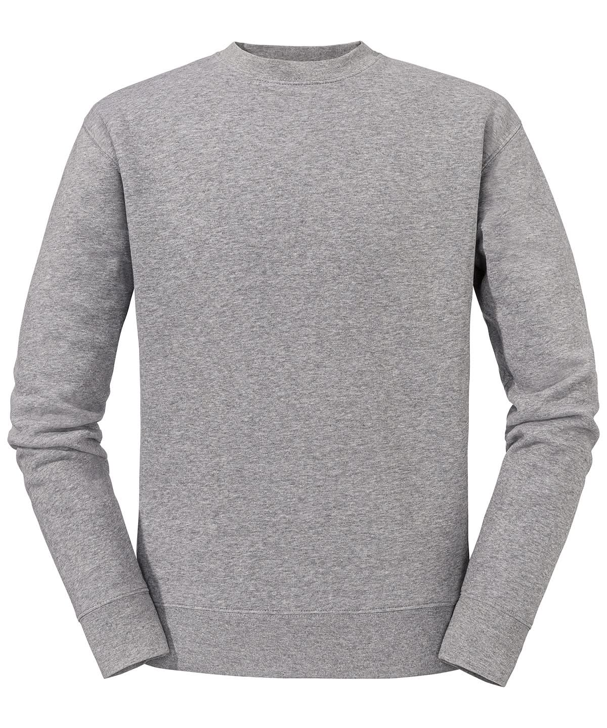 Russell Europe Set in Sleeve Sweatshirt Sport Heather J262M - Sport Heather - Customisable Sweatshirts