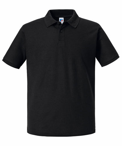 Russell Europe Authentic eco polo J570M - Black - Customisable Polos