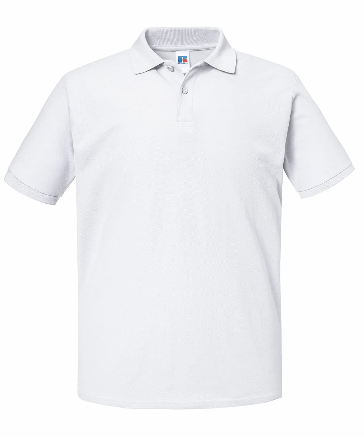 Russell Europe Authentic eco polo J570M - White - Customisable Polos