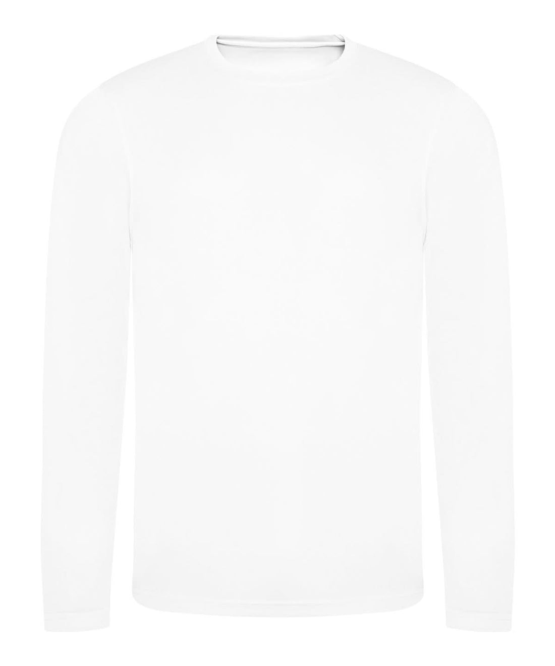 AWDis Just Cool Long sleeve cool T JC002 - Arctic White - Customisable T-Shirts
