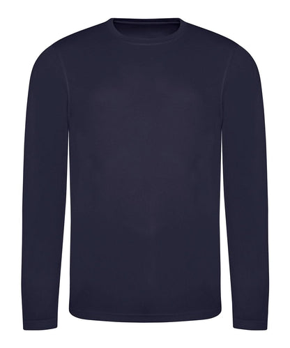 AWDis Just Cool Long sleeve cool T JC002 - French Navy - Customisable T-Shirts