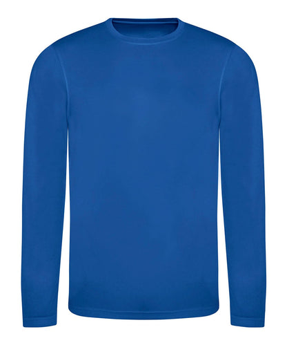 AWDis Just Cool Long sleeve cool T JC002 - Royal Blue - Customisable T-Shirts