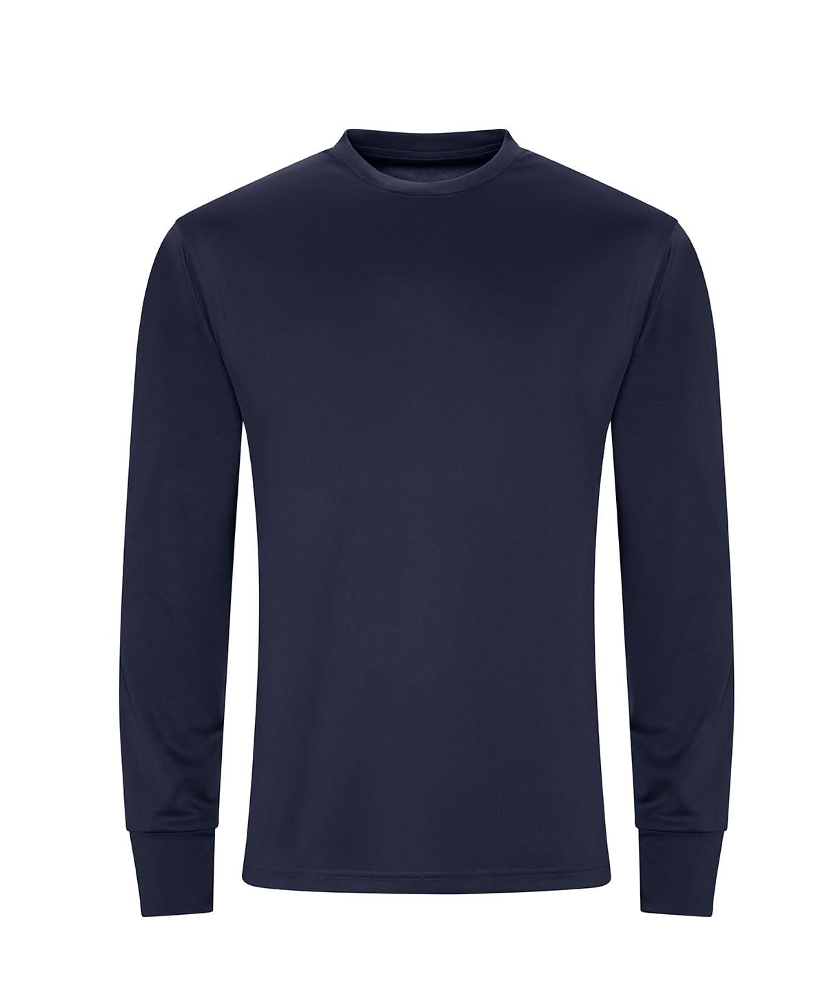 AWDis Just Cool Long sleeve active T JC023 - French Navy - Customisable T-Shirts