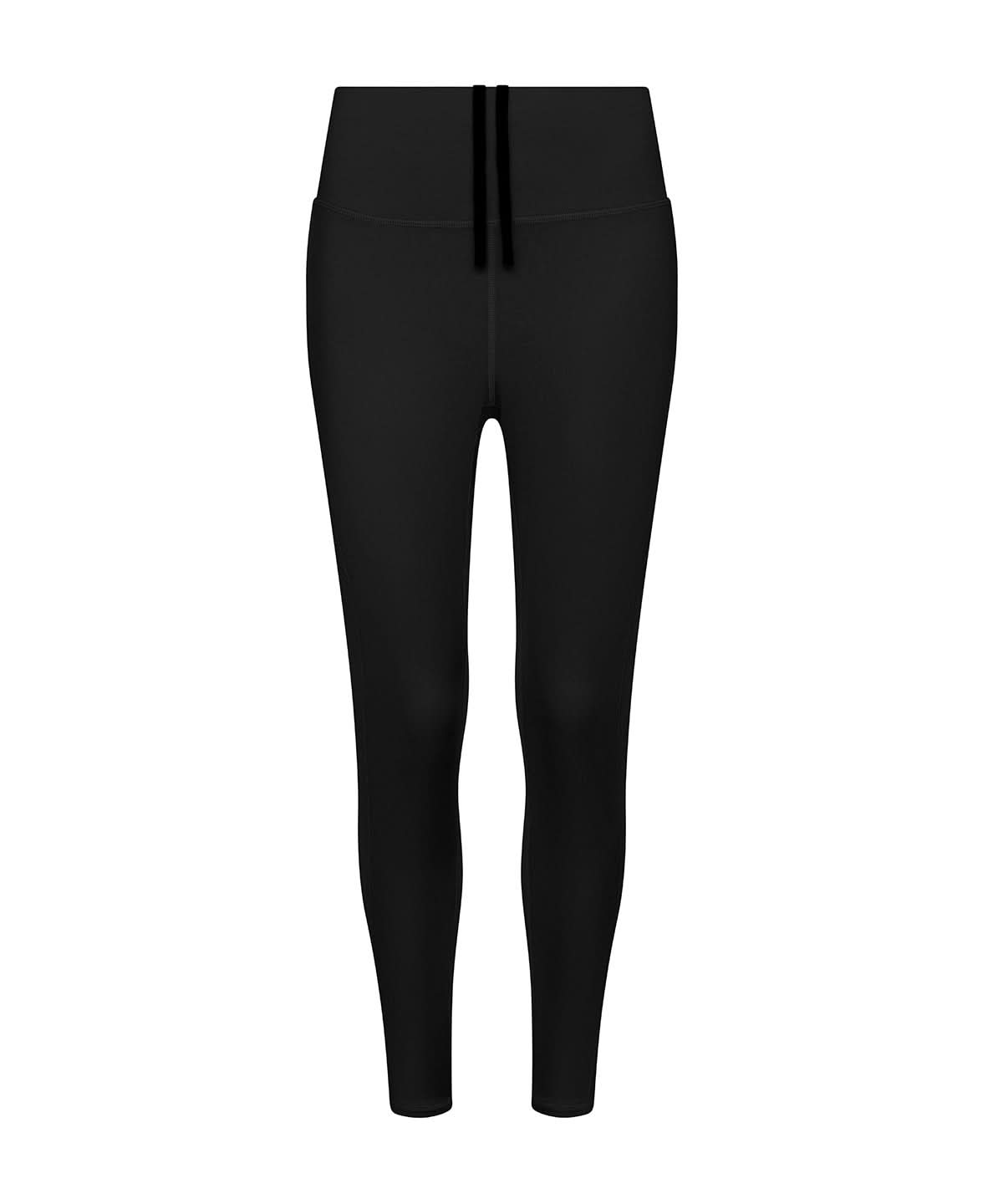 AWDis Just Cool Womens recycled tech leggings JC287 - Jet Black - Customisable Leggings