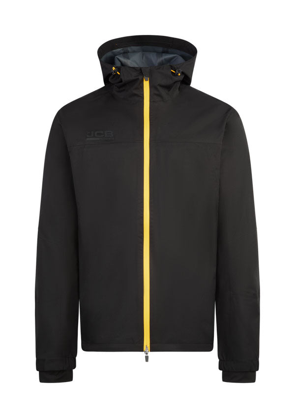 Jcb Workwear Unisex Waterproof Jacket Jcb002 - Black - Customisable Jackets