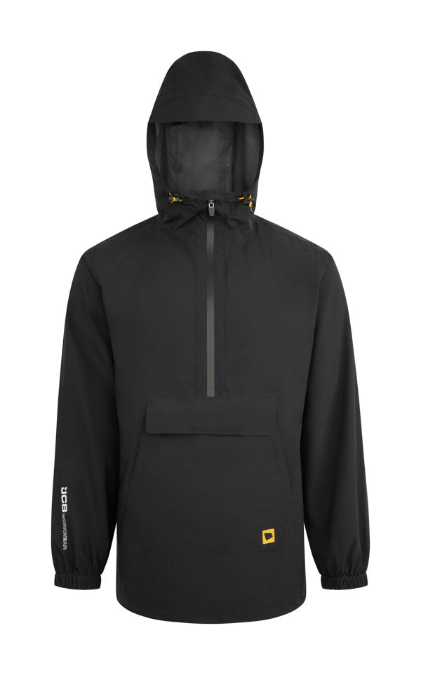 Jcb Workwear Unisex Lightweight Waterproof Jacket Jcb008 - Black - Customisable Jackets