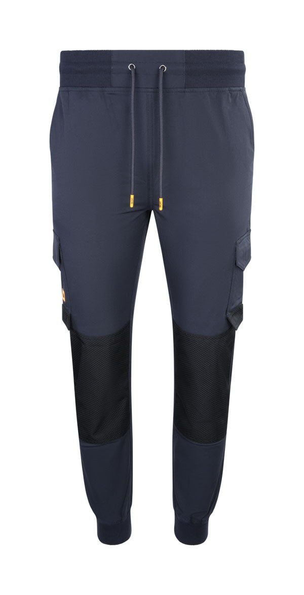 Jcb Workwear Unisex 4 Way Stretch Jogger Jcb033 - Navy Blue - Customisable Trousers