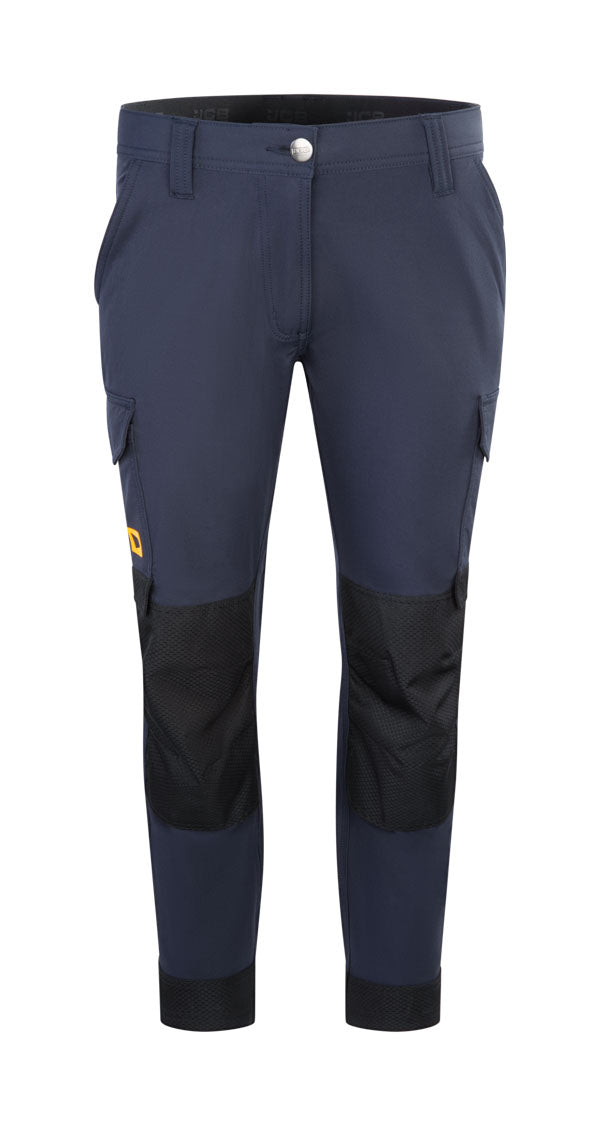 Jcb Workwear Ladies 4 Way Stretch Trousers Jcb030 - Navy Blue - Customisable Trousers