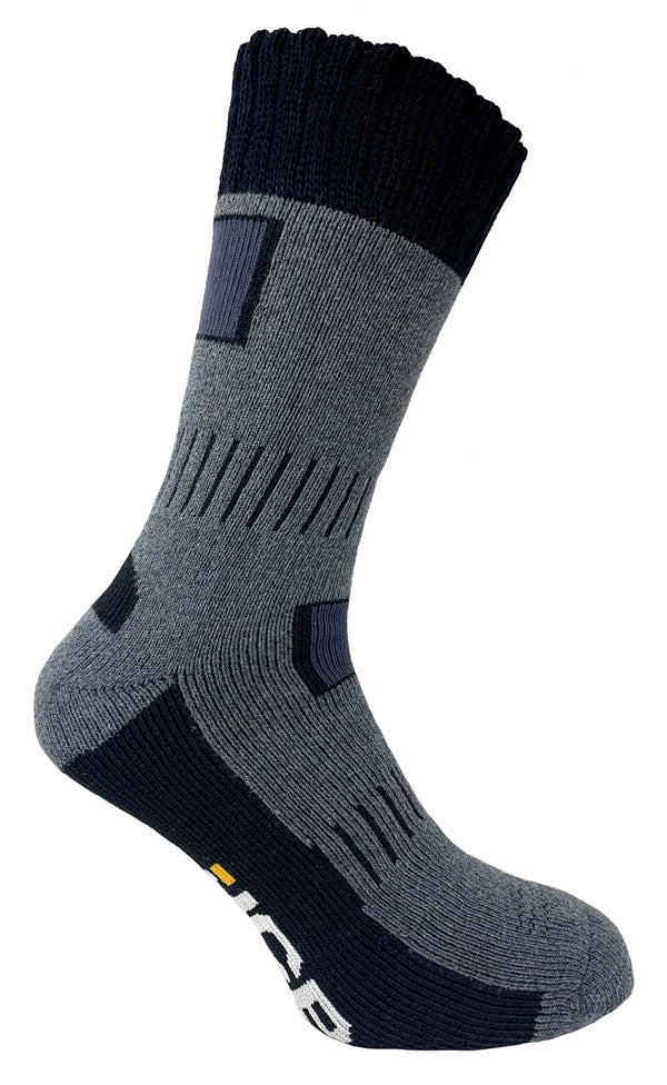 Jcb Workwear Jcb Workwear Rigger Boot Socks - Grey 46000 - Customisable Socks
