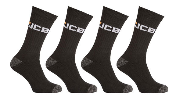 Jcb Workwear Jcb Workwear Apparel Socks - Black Grey 45967 - Customisable Socks