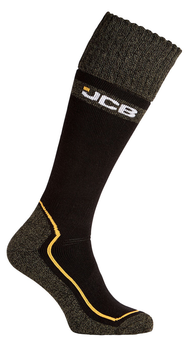 Jcb Workwear Jcb Workwear Pro Tech Wellington Socks - Black 6-8.5 - Customisable Socks