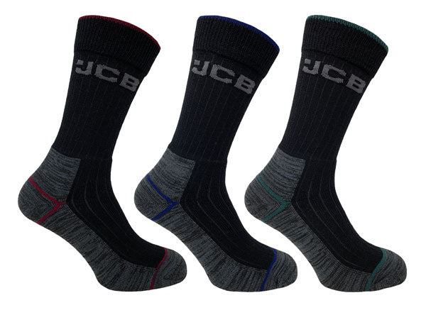Jcb Workwear Jcb Workwear Work Tough Socks - Black 45967 - Customisable Socks
