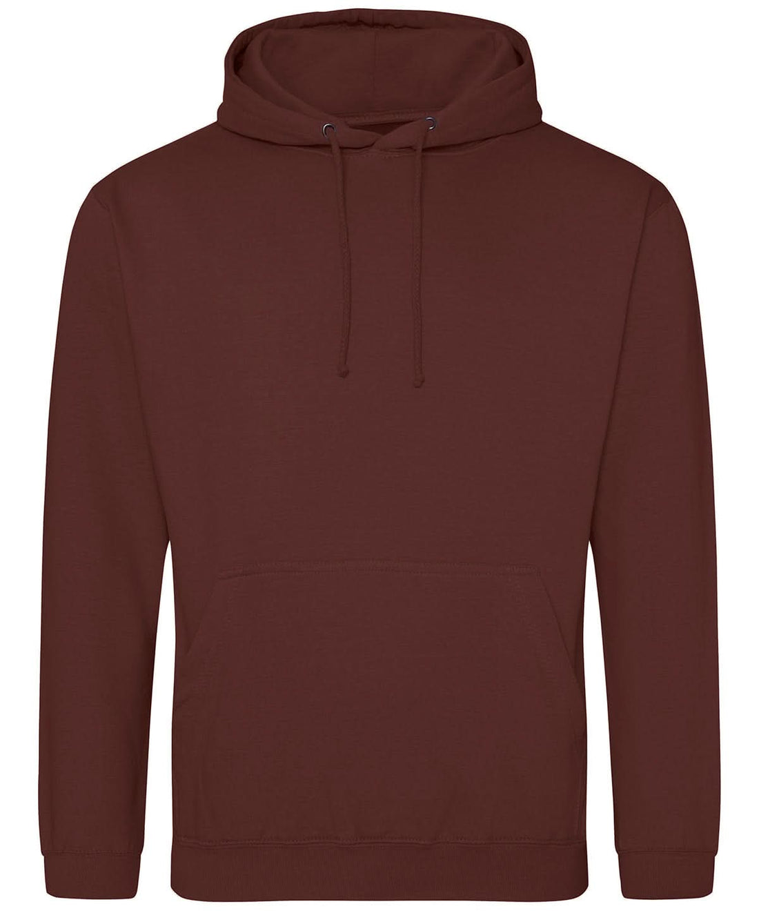 AWDis Just Hoods College Hoodie Chocolate Fudge Brownie JH001 - Chocolate Fudge Brownie - Customisable Hoodies