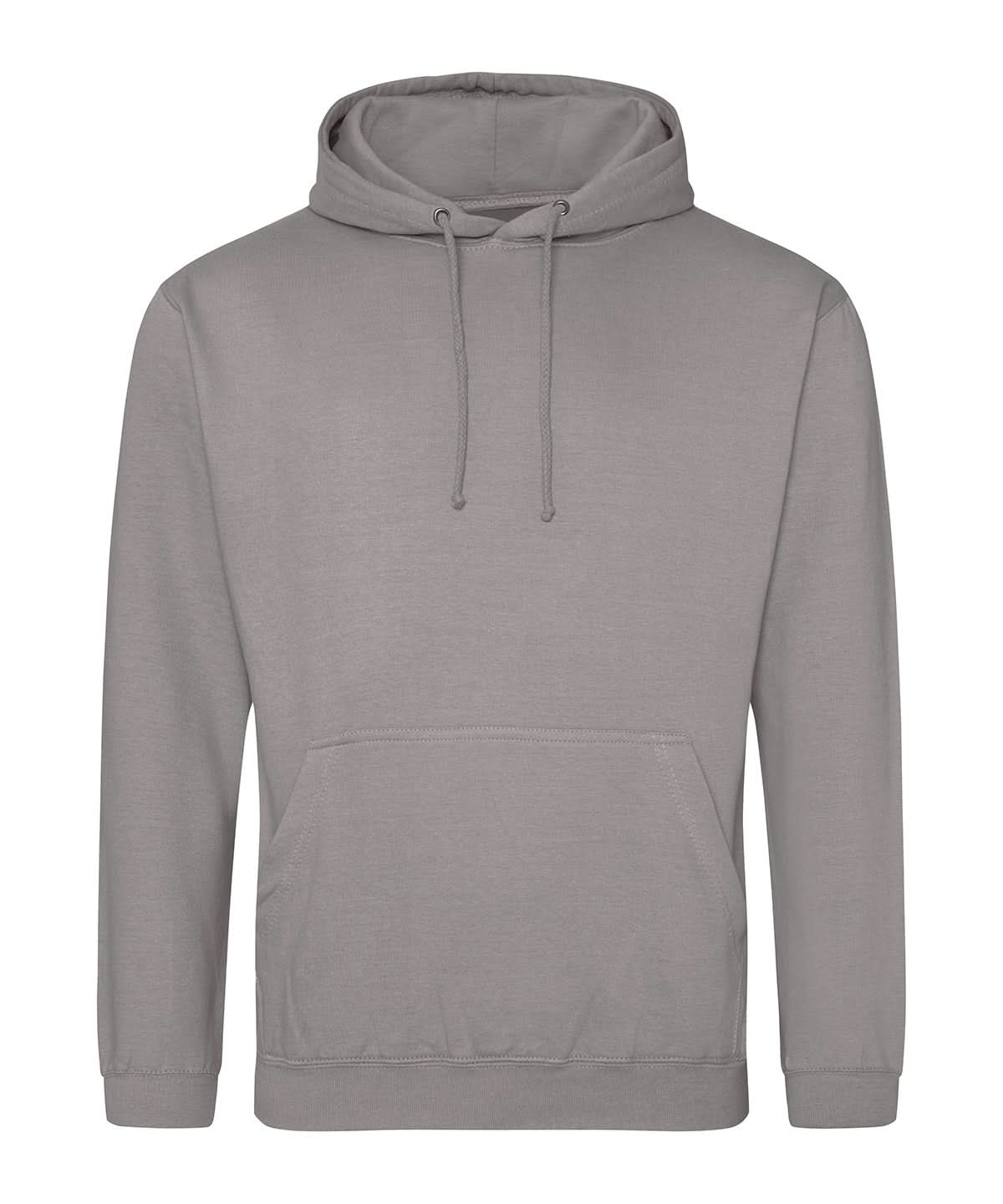 AWDis Just Hoods College Hoodie Platinum Grey JH001 - Platinum Grey - Customisable Hoodies