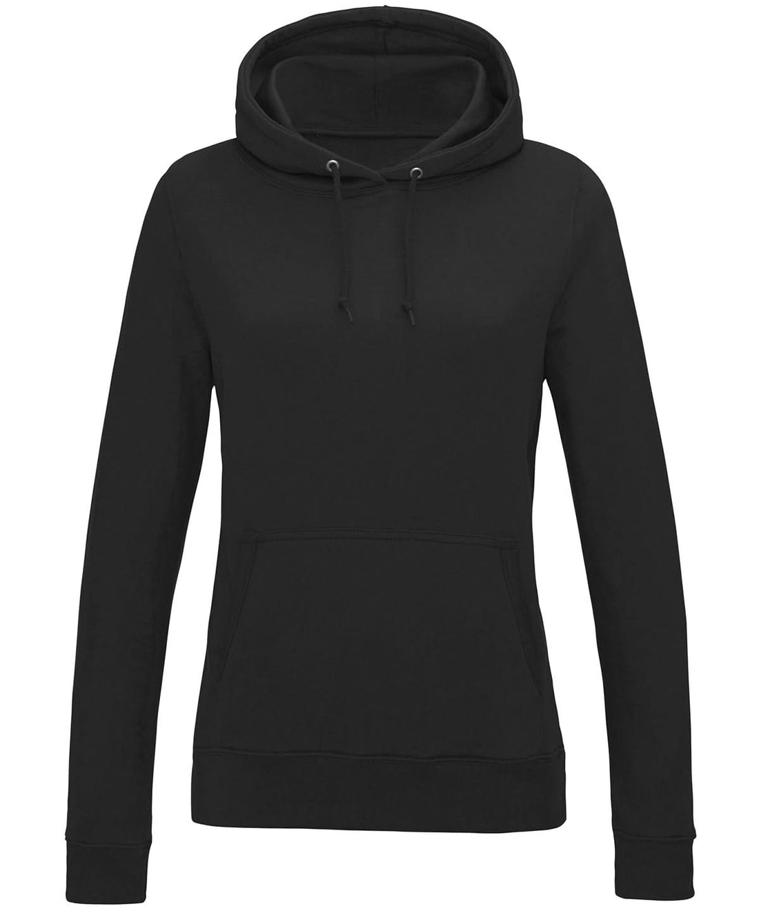 AWDis Just Hoods Womens College Hoodie Black Smoke JH01F - Black Smoke - Customisable Hoodies