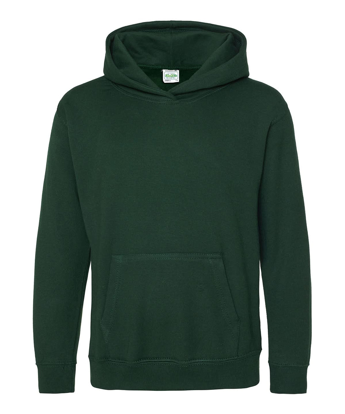 AWDis Just Hoods Kids Hoodie Forest Green JH01J - Forest Green - Customisable Hoodies