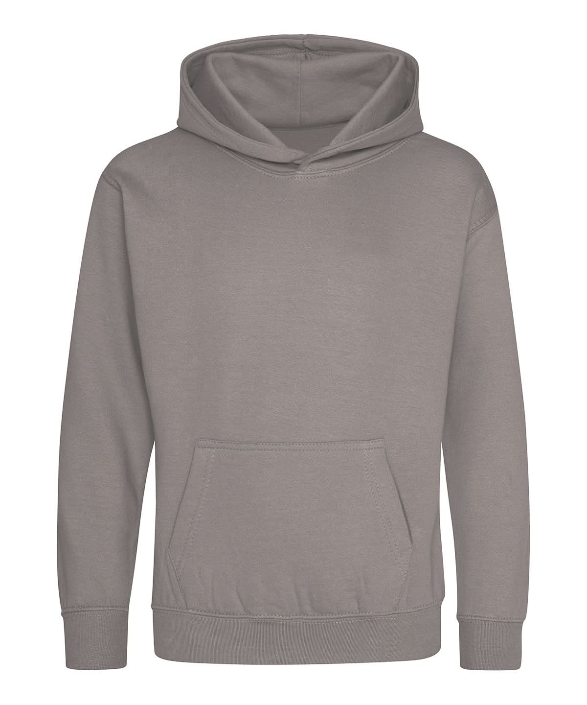 AWDis Just Hoods Kids Hoodie Platinum Grey JH01J - Platinum Grey - Customisable Hoodies