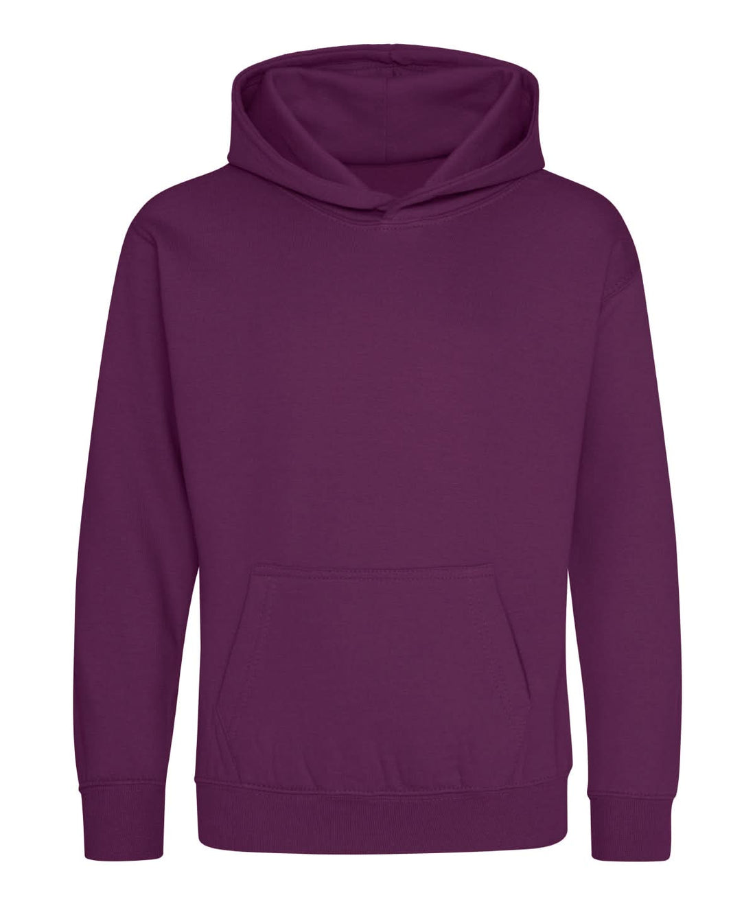 AWDis Just Hoods Kids Hoodie Plum JH01J - Plum - Customisable Hoodies