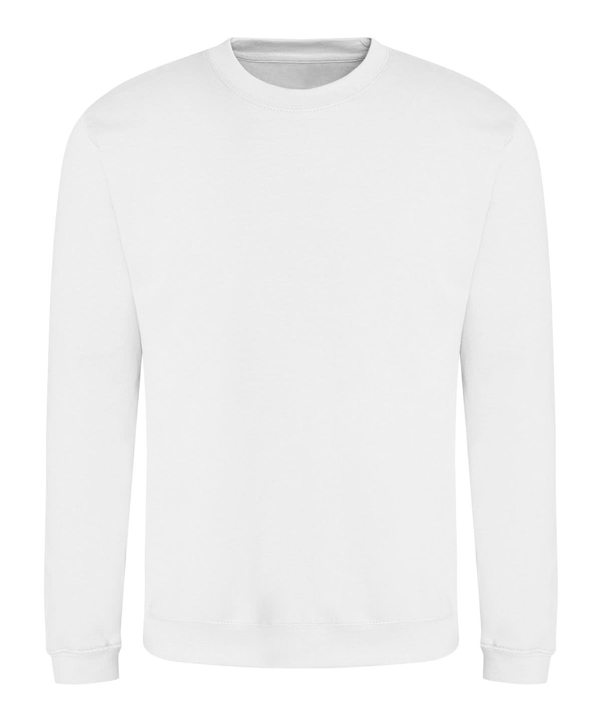 AWDis Just Hoods AWDis Sweatshirt Arctic White JH030 - Arctic White - Customisable Sweatshirts