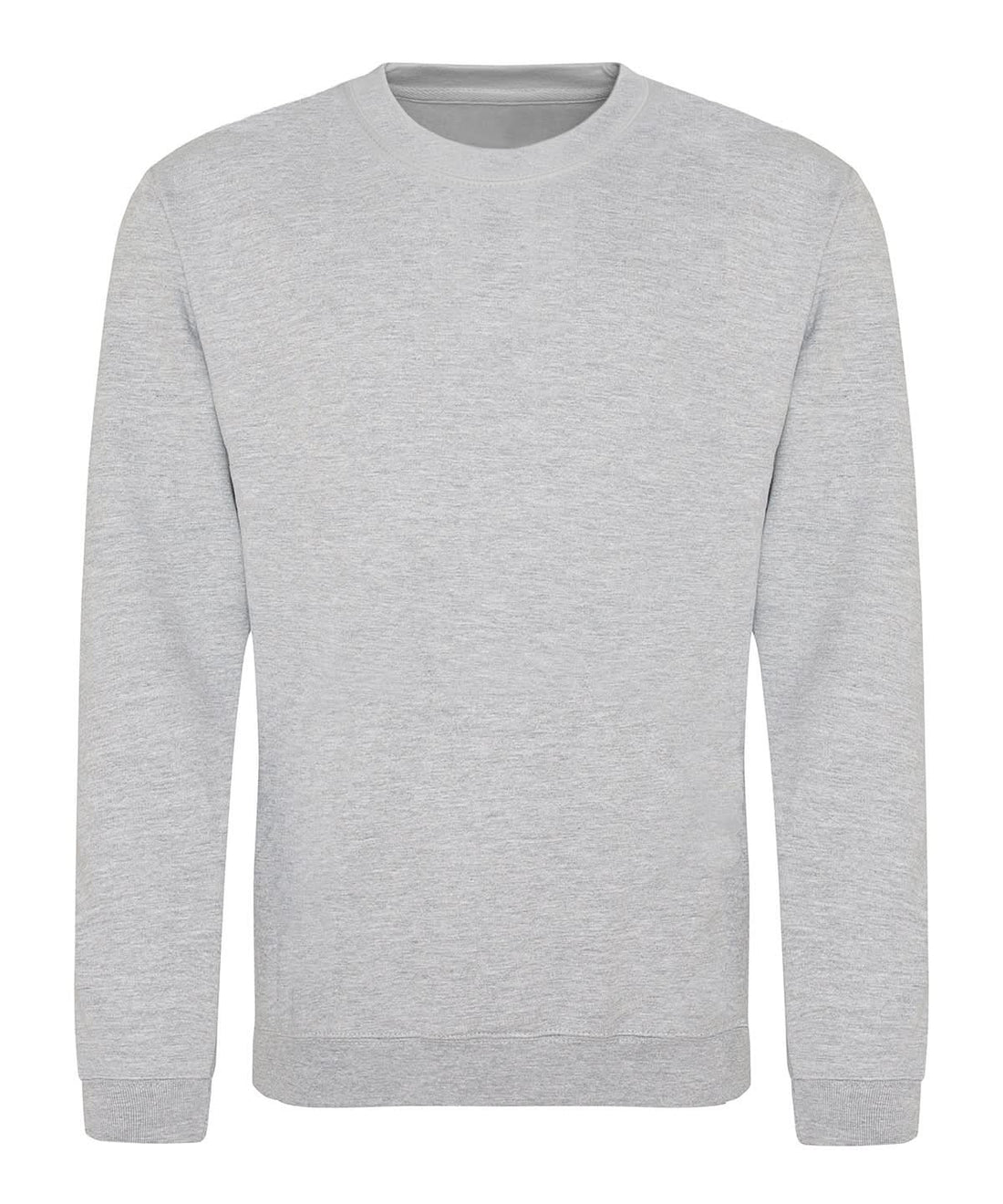 AWDis Just Hoods AWDis Sweatshirt Heather Grey JH030 - Heather Grey - Customisable Sweatshirts