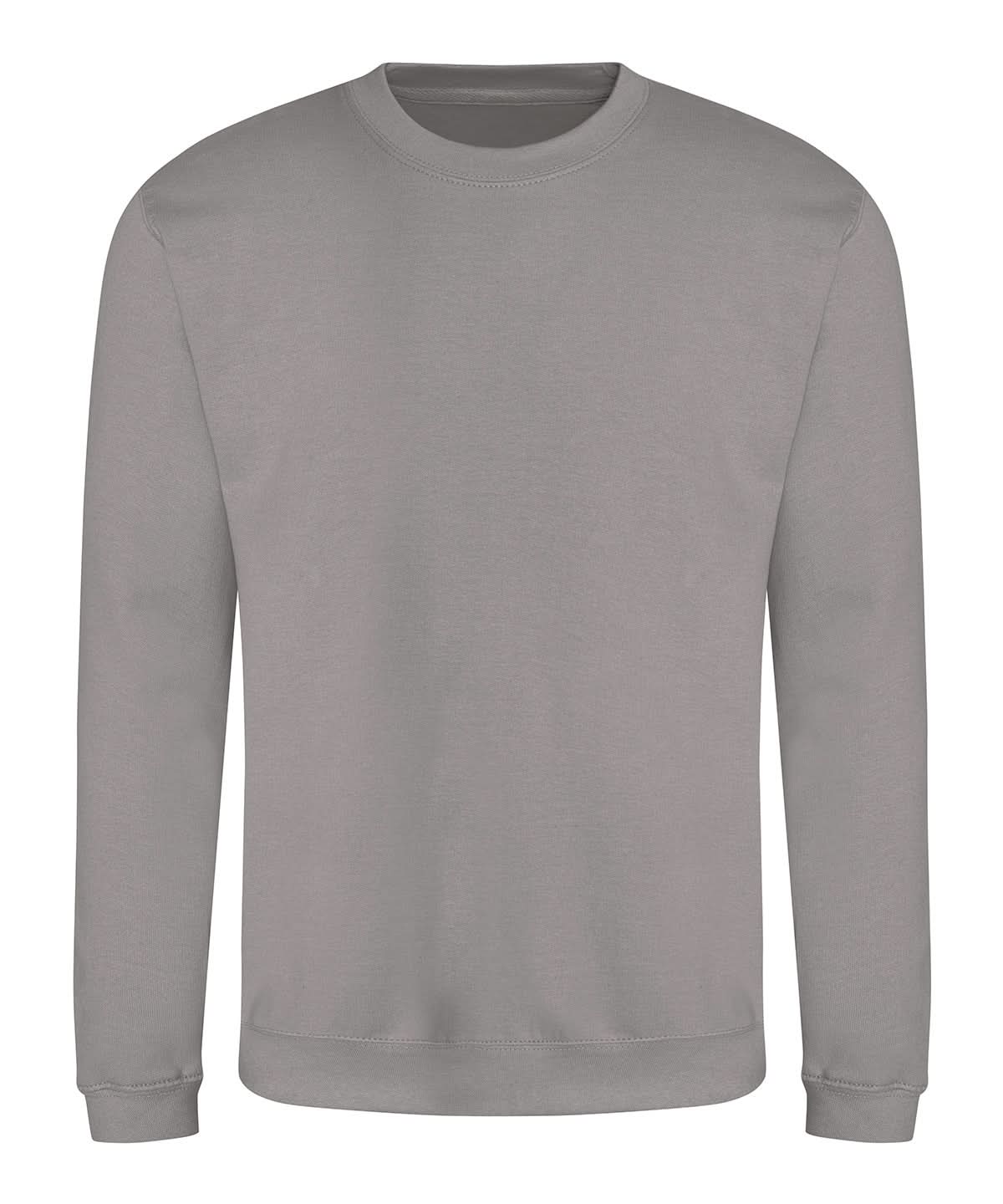 AWDis Just Hoods AWDis Sweatshirt Platinum Grey JH030 - Platinum Grey - Customisable Sweatshirts