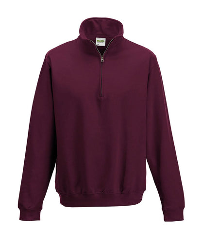 AWDis Just Hoods Sophomore zip sweatshirt JH046 - Burgundy - Customisable Sweatshirts