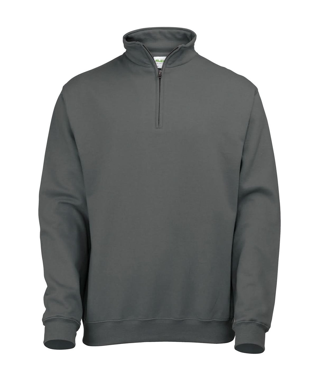 AWDis Just Hoods Sophomore zip sweatshirt JH046 - Charcoal - Customisable Sweatshirts