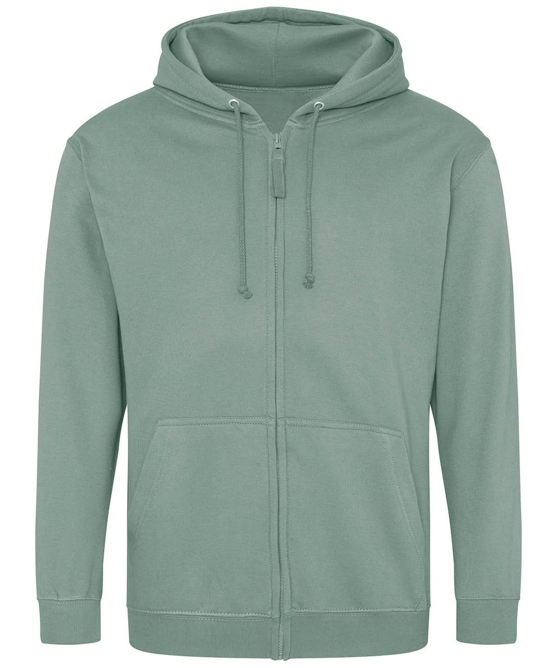 AWDis Just Hoods Zoodie Dusty Green JH050 - Dusty Green - Customisable Hoodies