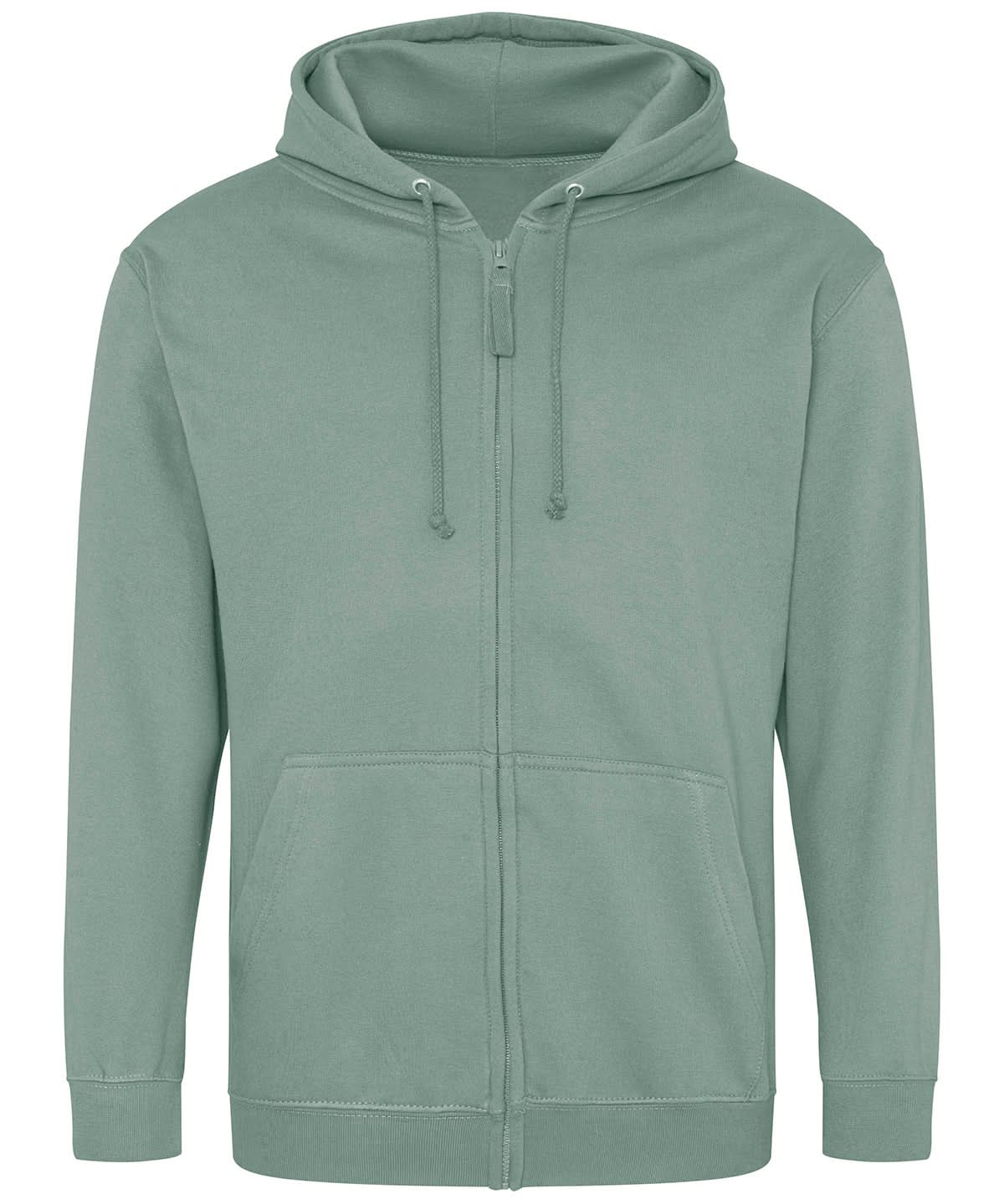 AWDis Just Hoods Zoodie Dusty Green JH050 - Dusty Green - Customisable Hoodies