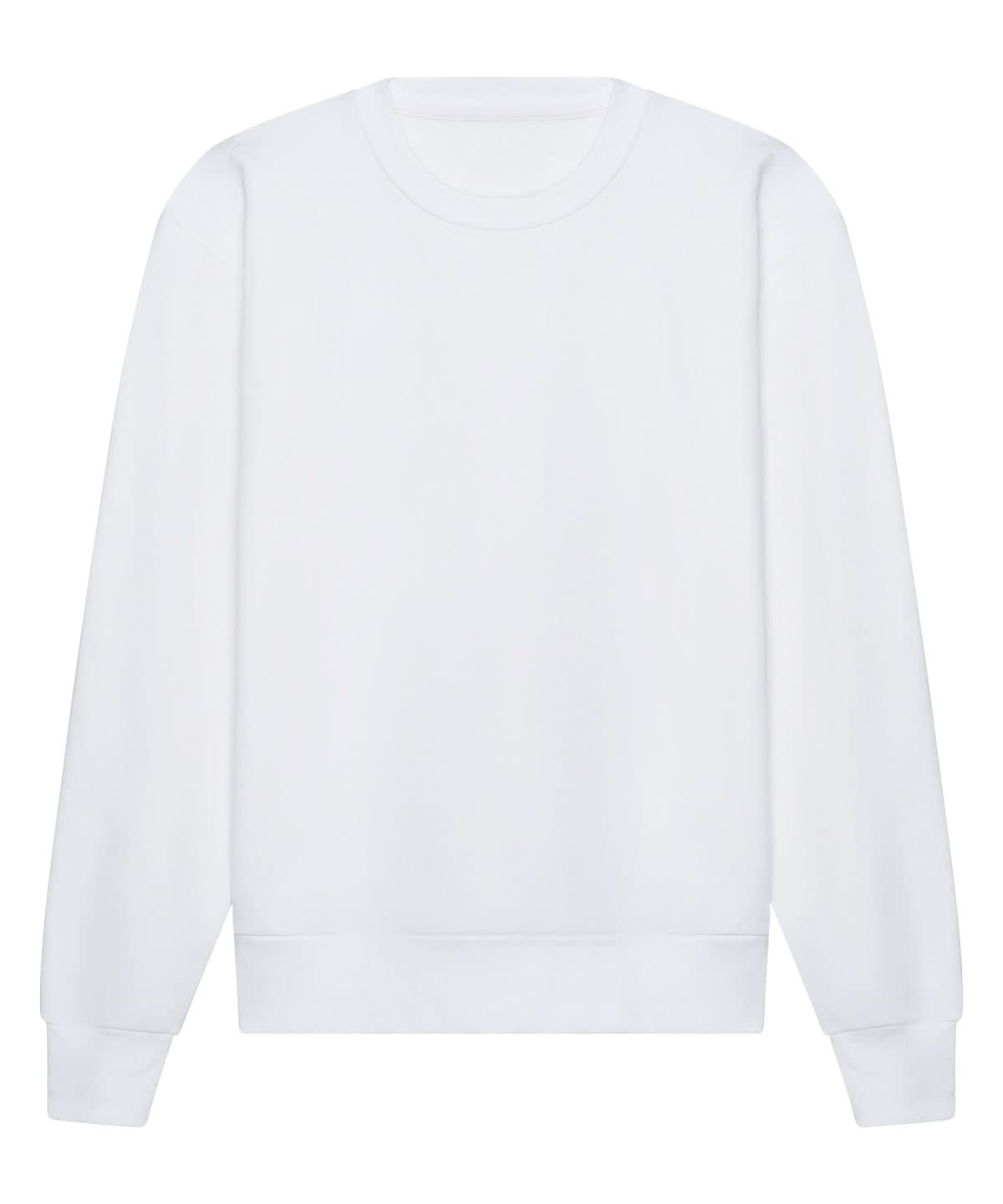 AWDis Just Hoods Heavyweight signature sweatshirt JH123 - Arctic White - Customisable Sweatshirts