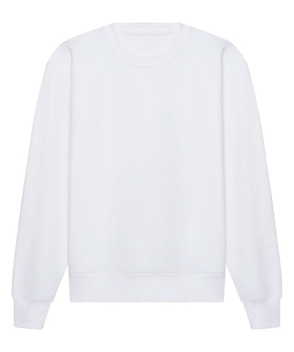 AWDis Just Hoods Heavyweight signature sweatshirt JH123 - Arctic White - Customisable Sweatshirts