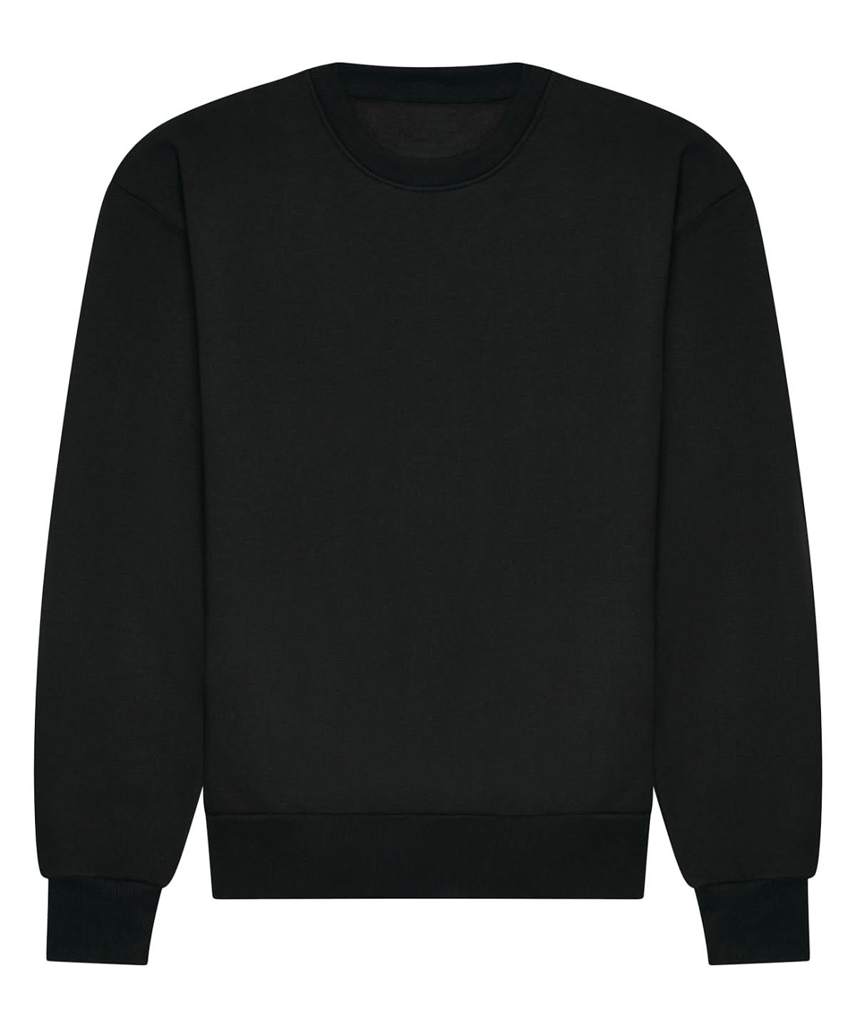 AWDis Just Hoods Heavyweight signature sweatshirt JH123 - Deep Black - Customisable Sweatshirts